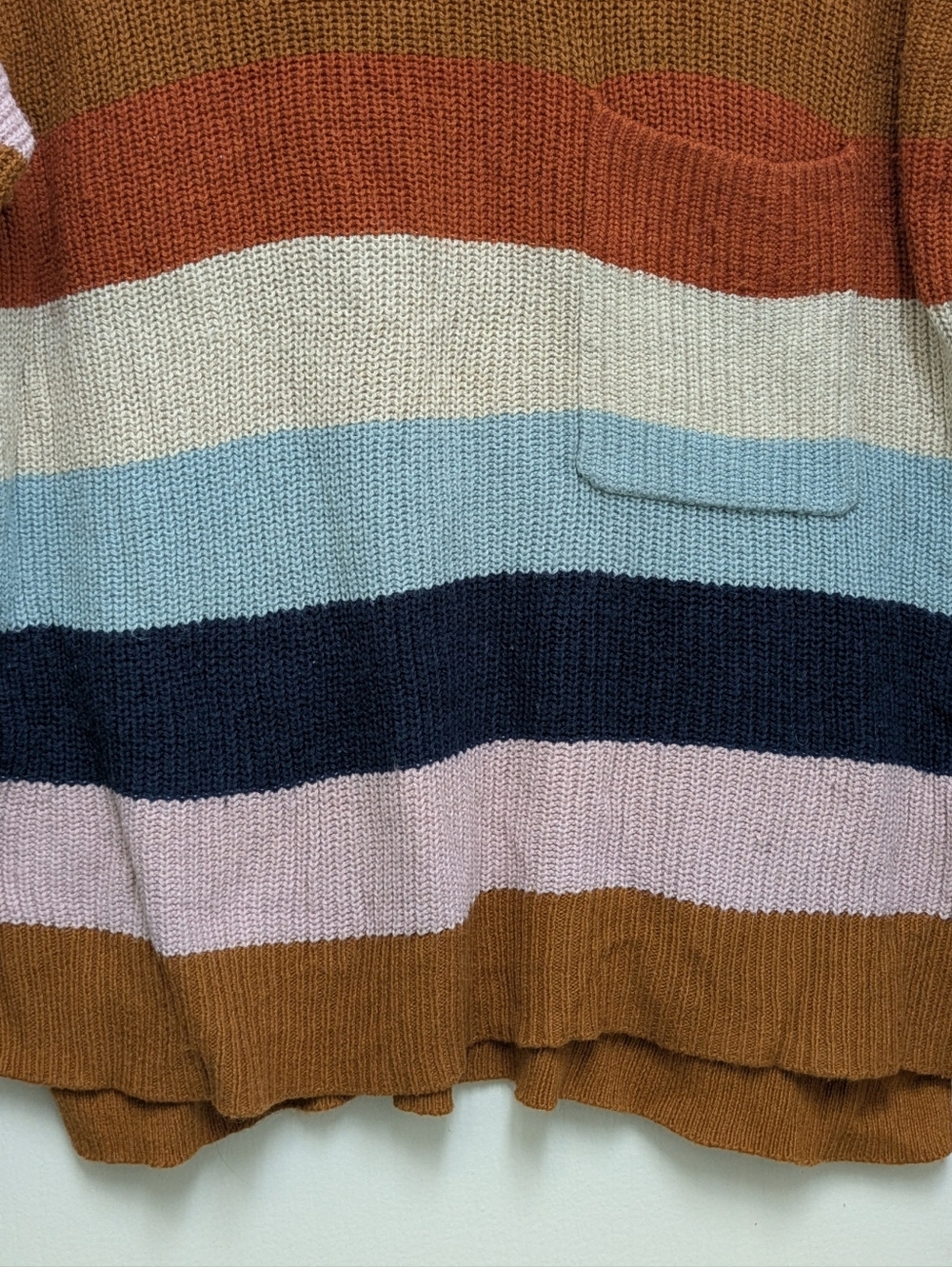 Madewell Rainbow Stripe Thompson Color Block Pullover Preppy Sweater XS - Picture 7 of 10